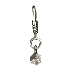 MCS Single dice zipper pull