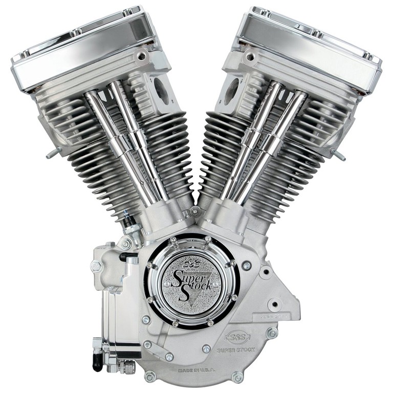 S S, V80″ basic engine assembly. Natural