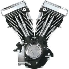 S S, V80″ basic engine assembly. Black
