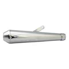 MCS Megaton universal muffler 17″ long chrome