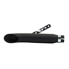 MCS Turn out universal muffler 16″ long black