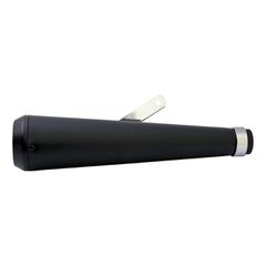 MCS Megaphone universal muffler 16.5″ long black with TE tip
