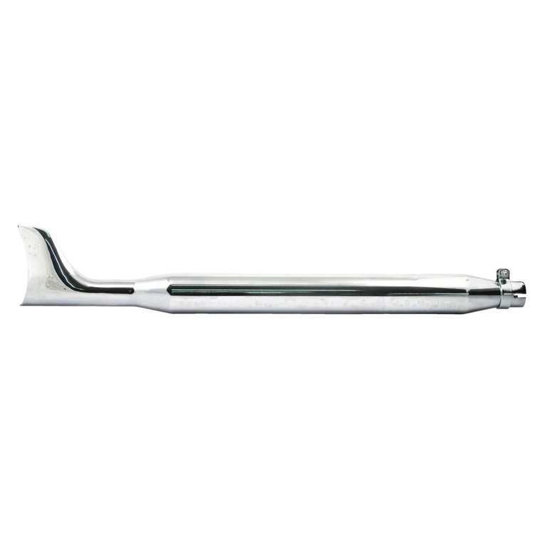 MCS Fishtail universal muffler 36″ long chrome