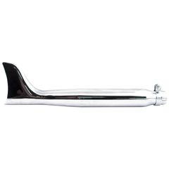MCS Fishtail universal muffler 22″ long chrome