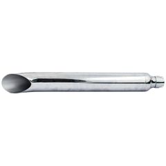MCS Turn down / turn out universal muffler 27″ long chrome