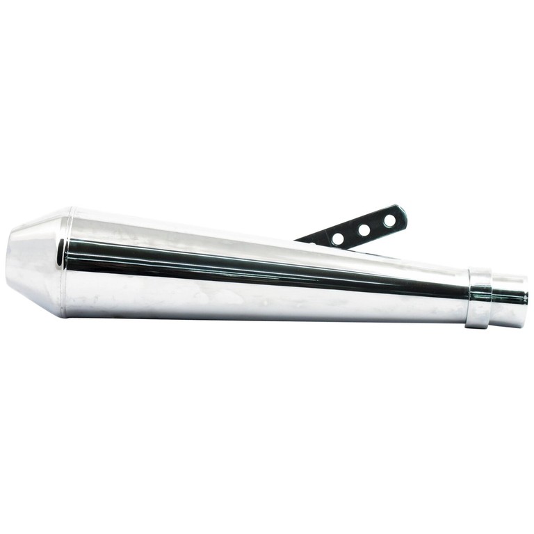 MCS Megaton universal muffler 18″ long chrome