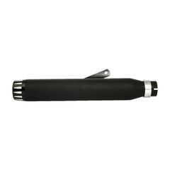 Highway Hawk Rage universal muffler 17″ long black with black end cap