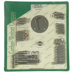 Gardner-Westcott Motor screw sets, chrome allen