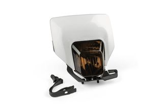 Μασκα Φανου Halogen Husqvarna Fe/Te 125/250/350/450 Ασπρο/Φιμε | Str8-thumb-1