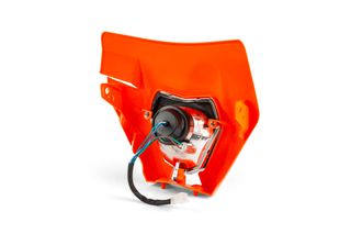 Μασκα Φανου Halogen Ktm Exc/Exc-F 250/350/450 Πορτοκαλι/Φιμε | Str8-thumb-2