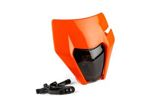 Μασκα Φανου Halogen Ktm Exc/Exc-F 250/350/450 Πορτοκαλι/Φιμε | Str8-thumb-1