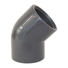 Γωνία 45 βιδωτή PVC 16atm 7074 palaplast