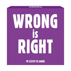 AS Επιτραπέζιο - Wrong Is Right (Greek Language) (1040-24801)