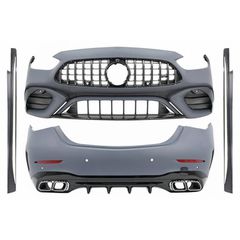 Body Kit Για Mercedes-Benz C-Class W206 21+ Sedan Amg C63 Look Με Μάσκα & Μπούκες