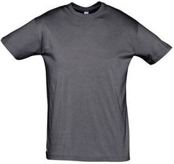 T-SHIRT UNISEX ΜΕ ΣΤΡΟΓΓΥΛΉ ΛΑΙΜΌΚΟΨΗ SOLʼS REGENT - 11380 MOUSE GREY-381