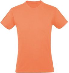 T-SHIRT UNISEX ΜΕ ΣΤΡΟΓΓΥΛΉ ΛΑΙΜΌΚΟΨΗ SOLʼS REGENT - 11380 APRICOT-401