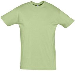 T-SHIRT UNISEX ΜΕ ΣΤΡΟΓΓΥΛΉ ΛΑΙΜΌΚΟΨΗ SOLʼS REGENT - 11380 LIME/SAGE GR. -273
