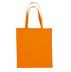 UBAG Cancun Τσάντα αγοράς 42x38cm 100% βαμβάκι με μακριά χερούλια ORANGE