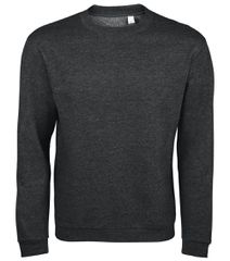 Sol's Spider 01168 Unisex Φούτερ Φλις βουρτσισμένο 260 γρ. S-XL CHARCOAL MELANGE - 348