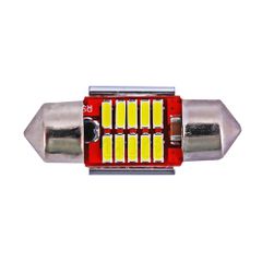 LED Canbus πλαφονιέρας 41mm 12 SMD 1τμχ