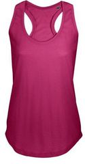 Sol's Moka 00579 Γυναικείο αμάνικο t-shirt 100% βαμβάκι Ringspun πενιέ RASPBERRY-142
