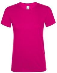 Sol's Regent Women 01825 Γυναικείο t-shirt 100% Ringspun βαμβάκι σεμί-πενιέ FUCHSIA-140