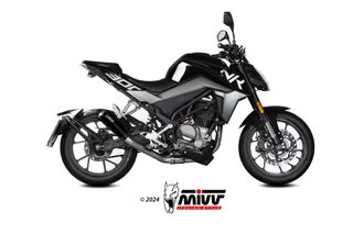 Mivv Ολόσωμη Εξάτμιση X-M1 Black  CF Moto 300 NK 2021 - 2024 **