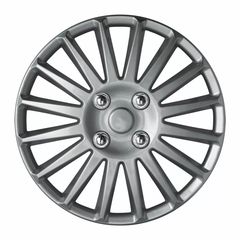 Τάσια αυτοκινήτου WJ-5019-16-A - 16" ιντσών - Ασημί - 4 τμχ.