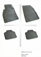 Λαστιχένια πατάκια Frogum universal για OPEL Corsa 06 / Agila / Astra 03 / Vectra 01 / Signum / Insignia / Meriva / Zafira / Antara - 4τμχ.