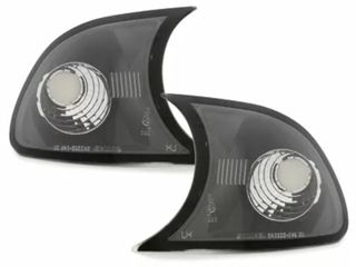 Φλας δίπλα στο φανάρι BMW E46 coupe (2001-2003) - μαύρο - σετ 2τμχ.
