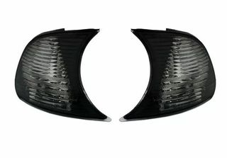 Φλας δίπλα στο φανάρι BMW E46 coupe / cabrio (2001-2003) - φιμέ - σετ 2τμχ.