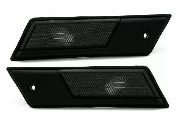 Φλας φτερού για BMW E30 / E32 / E28 / E24 (1980-1994) - μαύρα - σετ 2τμχ.
