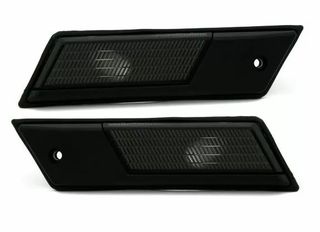 Φλας φτερού για BMW E30 / E32 / E28 / E24 (1980-1994) - μαύρα - σετ 2τμχ.