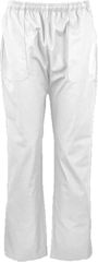 Παντελόνι unisex με λάστιχο Καπαρντίνα MARK971 WHITE