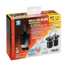 H7 9-32V PX26d 6LED 6.500K 4.000lm 20W CANBUS SEOUL CSP-Y19chips HALO LED BLADE 2ΤΕΜ.-thumb-1