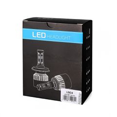 H4 LED SET C6 9-32V 6.500K 10.000lm 4 X 10W ΛΑΜΠΑ ΜΕ COB EPISTAR 1021 LED ΚΑΙ ΑΝΕΜΙΣΤΗΡΑΚΙ M-TECH - 2 ΤΕΜ.-thumb-2