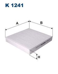 ΦΙΛΤΡΟ ΚΑΜΠΙΝΑΣ FILTRON  K1241 7803A004 7803A109 7803A112 F7803A004 MZ690961 TS200001 1609998680 6447ZX 6479E9 6447ZY 6479E9 6000606985