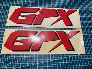 ΣΕΤ ΑΥΤΟΚΟΛΛΗΤΑ KAWASAKI GPX 26x8cm *MOTO LEADER PARTS*