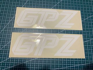 ΣΕΤ ΑΥΤΟΚΟΛΛΗΤΑ KAWASAKI GPZ 19x6.5cm *MOTO LEADER PARTS*