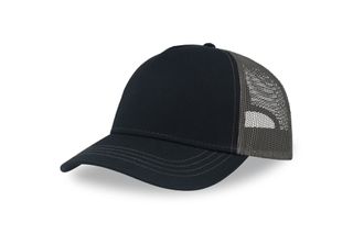 Atlantis S-Rapper Canvas καπέλο Πεντάφυλλο τζόκεϊ με δίχτυ 100% Βαμβακερός Καμβάς 270g NAVY/GREY-975
