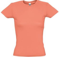 Sol's Miss 11386 Γυναικείο t-shirt Jersey 150 100% βαμβάκι 24 χρώματα CORAL-158