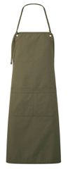 PREMIER PR181 "ARTISAN'S CHOICE" Double Pocket Canvas Bib Apron OLIVE