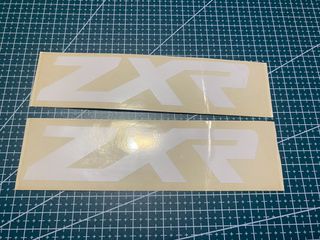 ΣΕΤ ΑΥΤΟΚΟΛΛΗΤΑ KAWASAKI ZXR 18x5cm *MOTO LEADER PARTS*