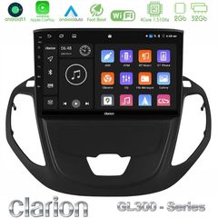 Clarion GL300 Series 4Core Android11 2+32GB Ford Transit Courier 2015-2023 Navigation Multimedia Tablet 9" Με Carplay & Androi