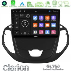 Clarion GL700 Lite Series 8Core Android11 6+128GB Ford Transit Courier 2015-2023 Navigation Multimedia Tablet 9" Με Carplay