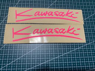 ΣΕΤ ΑΥΤΟΚΟΛΛΗΤΑ KAWASAKI 19x5cm *MOTO LEADER PARTS*