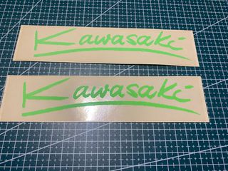 ΣΕΤ ΑΥΤΟΚΟΛΛΗΤΑ KAWASAKI 19x5cm *MOTO LEADER PARTS*