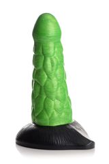 Radioactive Reptile Thick Scaly Silicone Dildo-thumb-7