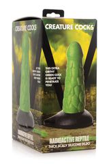 Radioactive Reptile Thick Scaly Silicone Dildo-thumb-6