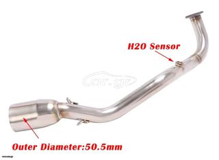 Λαιμός εξάτμισης για NMAX 125 - 155 με υποδοχή για αισθητήρα Λ
